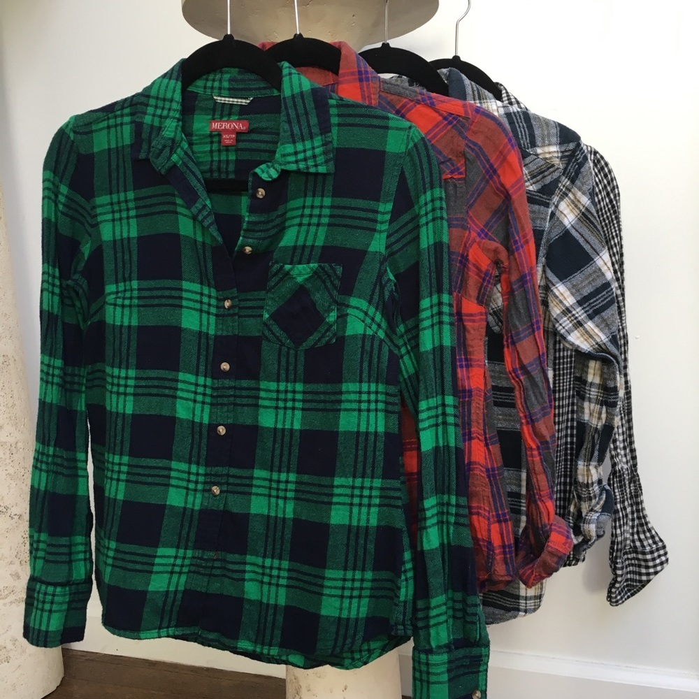 Flannel/Button Down Lot - XS